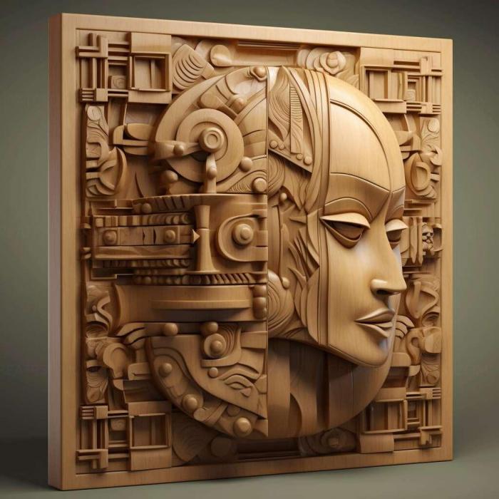 نموذج ثلاثي الأبعاد لآلة CNC 3D Art 